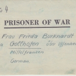 All.Bes. - Lager Moosburg Zivilinternierter Brief n. Gollhofen ü. Uffenheim 1946