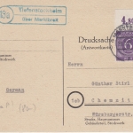 All.Bes. - (13a) Tiefenstockheim ü. Marktbreit Landpost-Ra2 Drucksache 1947