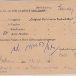 BRD - (13a) Westheim ü. Kitzingen Landpost Ra2 Karte n. Mainstockheim 1952