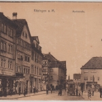 Bayern - Kitzingen Marktstraße sw-Ansicht gelaufen 1919
