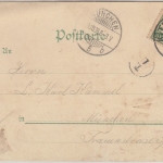 Bayern - Repperndorf Brauerei Kirche etc. farb. Mehrbildlitho gelaufen 1906