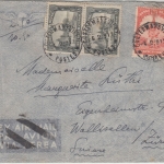 Belgisch Congo - 10 Fr. Medizinmann u.a. Brief i.d. SCHWEIZ Costermansville 1939