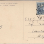 Belgisch Congo - 25 C. Freimarke Karte Leopoldville - Aarschot 1938