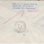 DDR - Welt-Getreide-u.Brotkongress Bogenecke Druckvermerk Luftpostbrief 1970