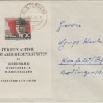 DDR - 20 Pfg. Thälmann Blockausgabe Brief Elsterberg - Krefeld 1956