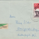 DDR - 20 Pfg. 40 J. Novemberrevolution "Pappchinese" FDC Wernigerode 7.11.58-9