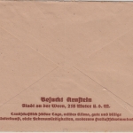 DR - Arnstein 1941 illustrierter Werbeumschlag d. Bürgermeisters n. München