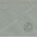 All.Bes. - 80 Pfg. Ziffer/gebühr bezahlt Einschreibebrief Gerolzhofen 1946