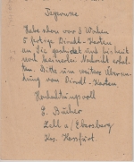 Bizone - Zell a/E. Landpost-L1 Ganzsache Eltmann - Tegernsee 1949