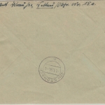 BRD - Bergrheinfeld ü. Schweinfurt Poststelle I Einschreibebrief n Kronach 1954