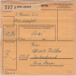 BRD - 12x15 Pfg. kl. Bauwerke Paketkarte Lülsfeld - Unterhorst 1966