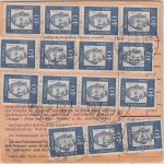 BRD - Bad Bocklet ü. Bad Kissingen Pst I Paketkarte n. Berlin 1964