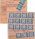 BRD - Bad Bocklet ü. Bad Kissingen Pst I Paketkarte n. Berlin 1964