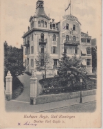 Bayern - Bad Kissingen Kurhaus Aegir sw-Ansicht gelaufen 1913