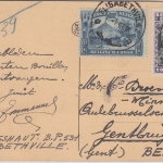 Belgisch Congo - 5 C. Tourismus ua. AK (Coquilhatville) Elisabethville Gent 1939