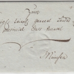 Bayern - "v Saal" handschr. Dienstbrief Kelheim - München 1806