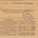 Bayern - 3 M. Ludwig u.a. Wertpaketkarte Willmars - Nürnberg 1920
