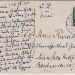 Bayern - Stockheim Ufr. Vogelperspektive farb. AK gelaufen 1940