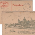 Bayern - Aschaffenburg Kgl. Schloss Frauenverein v. Roten Kreuz Feldpost 1915