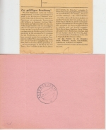 DR - Aschaffenburg 2 4,05 M Registrierkassenstempel Dringend-Wertpaketkarte 1943