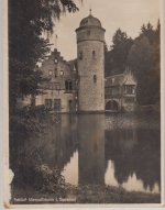 DR - Heimbuchenthal Oberburg Bahnpost Karte Mespelbrunn - Bonn 1937