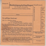 BRD - Hösbach Bhf ü. Aschaffenburg Pst I Paketkarte n. Merseburg 1964