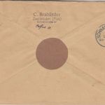 Saargebiet - 75+15 Pfg. Germania Einschreibebrief Saarbrücken - Schnaittach 1920