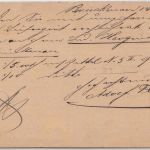 Bayern - Brückenau 14/5 K1 2 Kr. Ganzsache n. Offenbach a/M. 1874