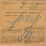 Bayern - 60 Pfg. Ludwig Paketkarte Hammelburg - Kaiserslautern 1916
