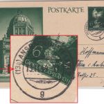DR - (13a) Ansbach 13.11.44 Tagesstpl. Postleitgebietszahl Sonderganzsache