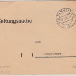 BRD - Hammelburg 1958 Zeitungssache n. Langendorf