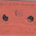 DR-Infla - 6x2 1/2 M. By-Abschied/DR u.a. Wertbrief Marktheidenfeld 1922