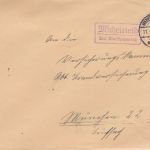 DR - Michelrieth ü. Marktheidenfeld Landpost-Ra2 Brief n. München 1936