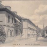 Bayern - Lohr Ludwigstraße sw-Ansichtskarte gelaufen 1911