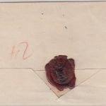 Sachsen - Leipzig 4. IV. 62 Ra2 Nachnahmebrief (Vordruck !) d. Leipziger Zeitung