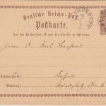 DR - Spangenberg 2/4 nachv. Th&T-Fingerhut-K11/2 Gr. Ganzsache n. Cassel