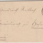DR - Schopfheim 1874 K1 Militariabrief (Aushebung) Breitnach - Hasel