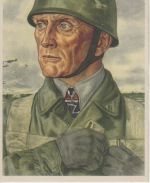 DR - Hindenburg Einheitgeberstreifen Willrichkarte Hamburg - Berlin 1940