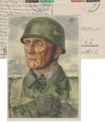 DR - Hindenburg Einheitgeberstreifen Willrichkarte Hamburg - Berlin 1940