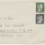 DR - 2x5+1 Pfg. AH Zusammendruck Brief Beedenbostel ü. Celle - Leverkusen 1942