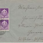 DR - Gielde ü. Vienenburg Poststelle I Brief 2x6 Pfg. Wehrkampftage 1943