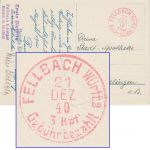 DR - Fellbach Württ2 3 Rpf. Gebühr bezahlt Massendrucksache Kindernährmittel