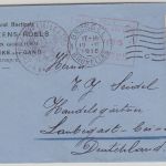 LP Belgien - 25 C./20 Pfg. Germania Firmenbrief Brüssel - Laubegast 1915 Zensur