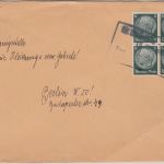 DR/Sudetenland - Bp. Reichenberg Liebenau 16. SEP 39 Bahnpost-Notstempel Brief