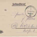 DR - Fp.Nr. L60887C Fallschirmjäger H.Göring Brief n. Roßleben 5.11.44