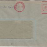 All.Bes. - Singen (Hohentwiel) 6.11.45 apt. 12 Pfg. Firmenfreistempel Brief