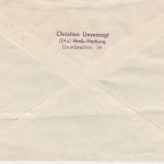 BRD - Hamburg-Harburg 1953 portofr. Kriegsgefangenenpost Ortsbrief Rotes Kreuz