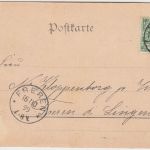 NRW - Brilon Rathaus Papedenkmal etc. sw-Mehrbild-AK gelaufen 1899