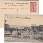 Belgisch Congo - 15/10 C. Bildganzsache (54/Ponthiersville) ungebraucht 1921