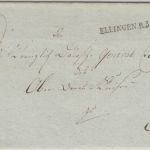Bayern - Ellingen R3 L1 Dienstbrief Weissenburg - Eichstädt ca. 1810